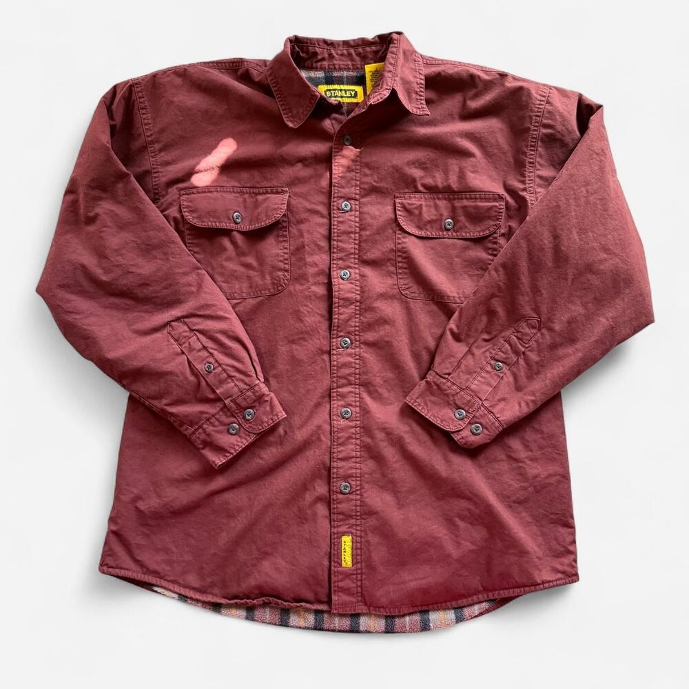 Stanley Men's Burgundy and Red Shirt